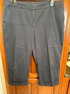 Apostrophe Woman Charcoal Zippered Dress Pants